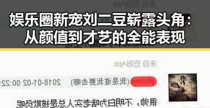 娱乐圈新宠刘二豆崭露头角：从颜值到才艺的全能表现