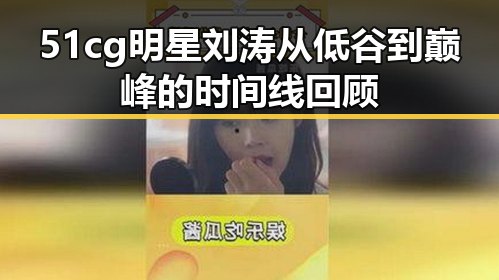 51cg明星刘涛从低谷到巅峰的时间线回顾